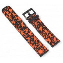 Браслет Amazfit Bip silicon strap (A17263) Original (Black-Orange)